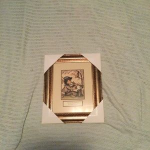 Framed matted MI Hummel print